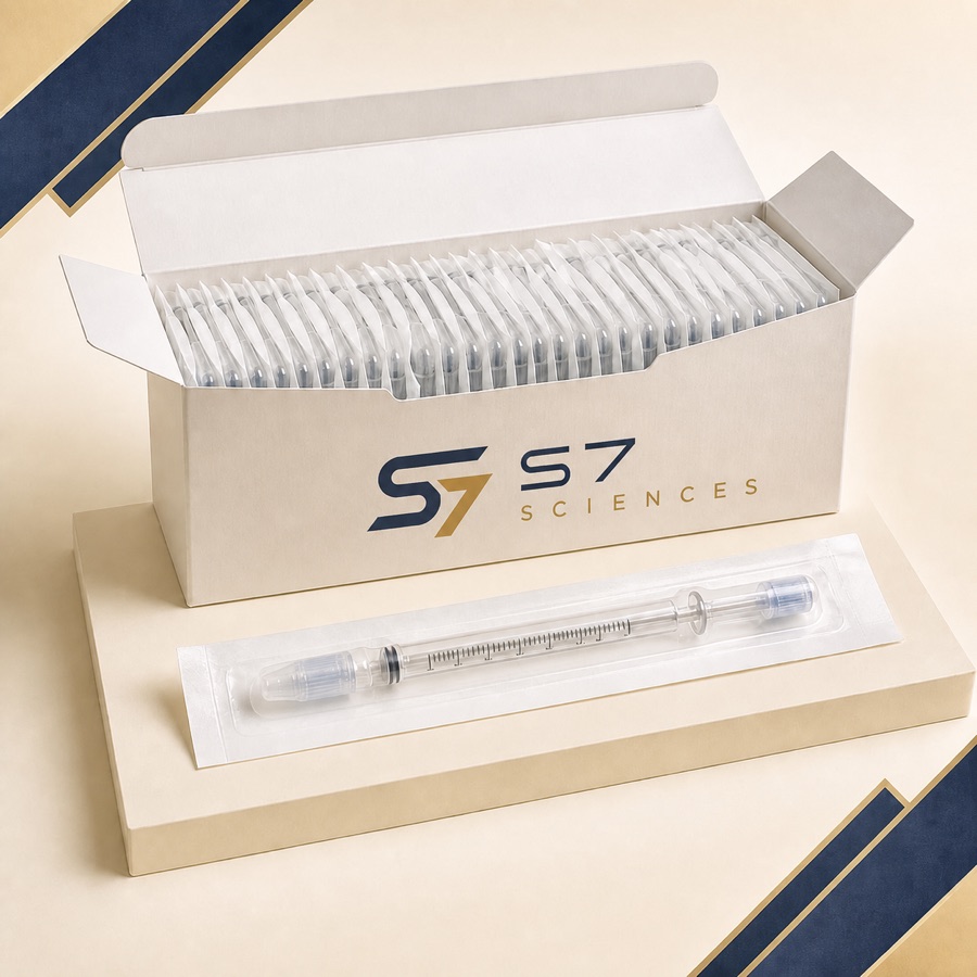 Illustrative view of 1 mL syringe