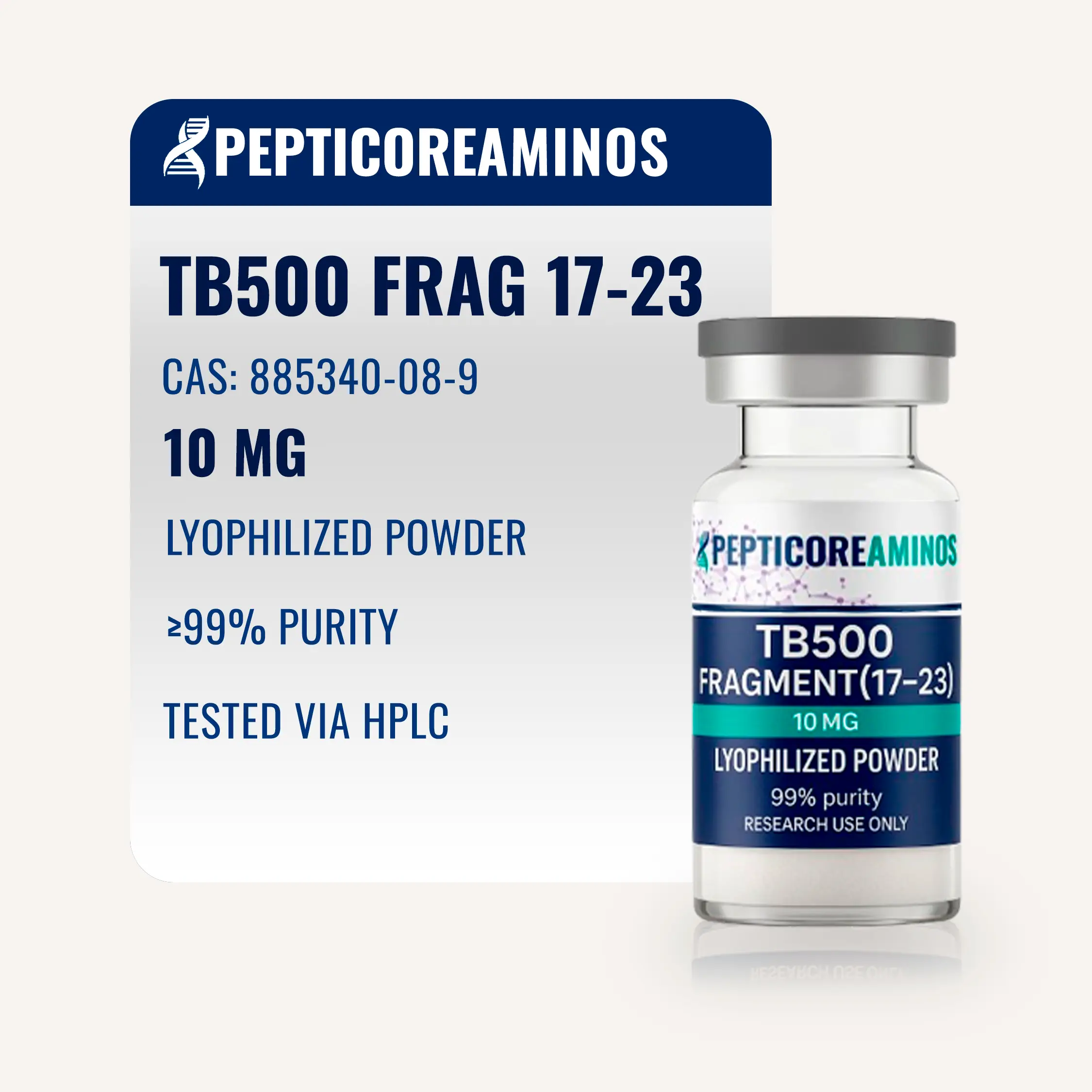 Pepticore Aminos TB-500 Fragment 17–23 product thumbnail