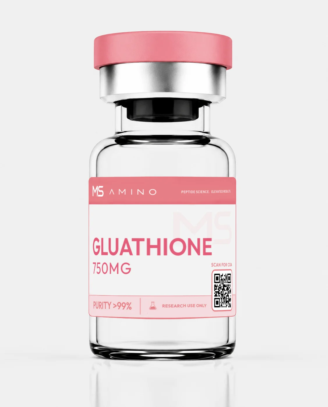 MSAmino Glutathione product vial